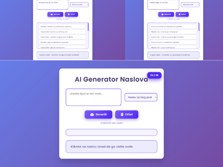 AI Generator Naslova